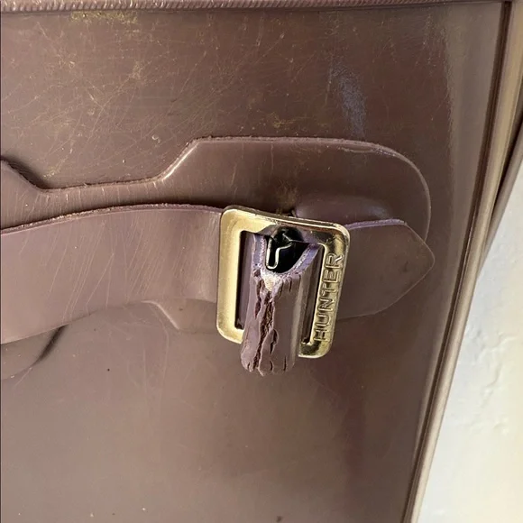 Lavender Hunter tall Rain boots. Women’s size 7 - Picture 5 of 6